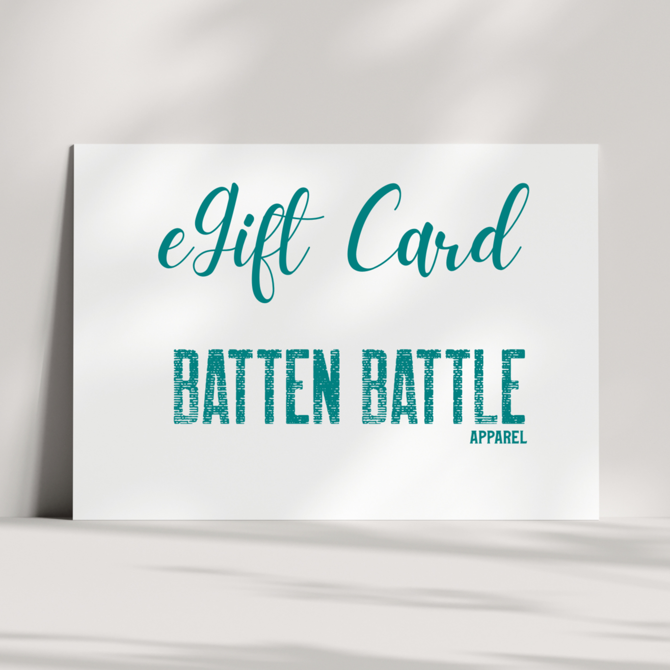 eGift Card BBA - Batten Battle Apparel