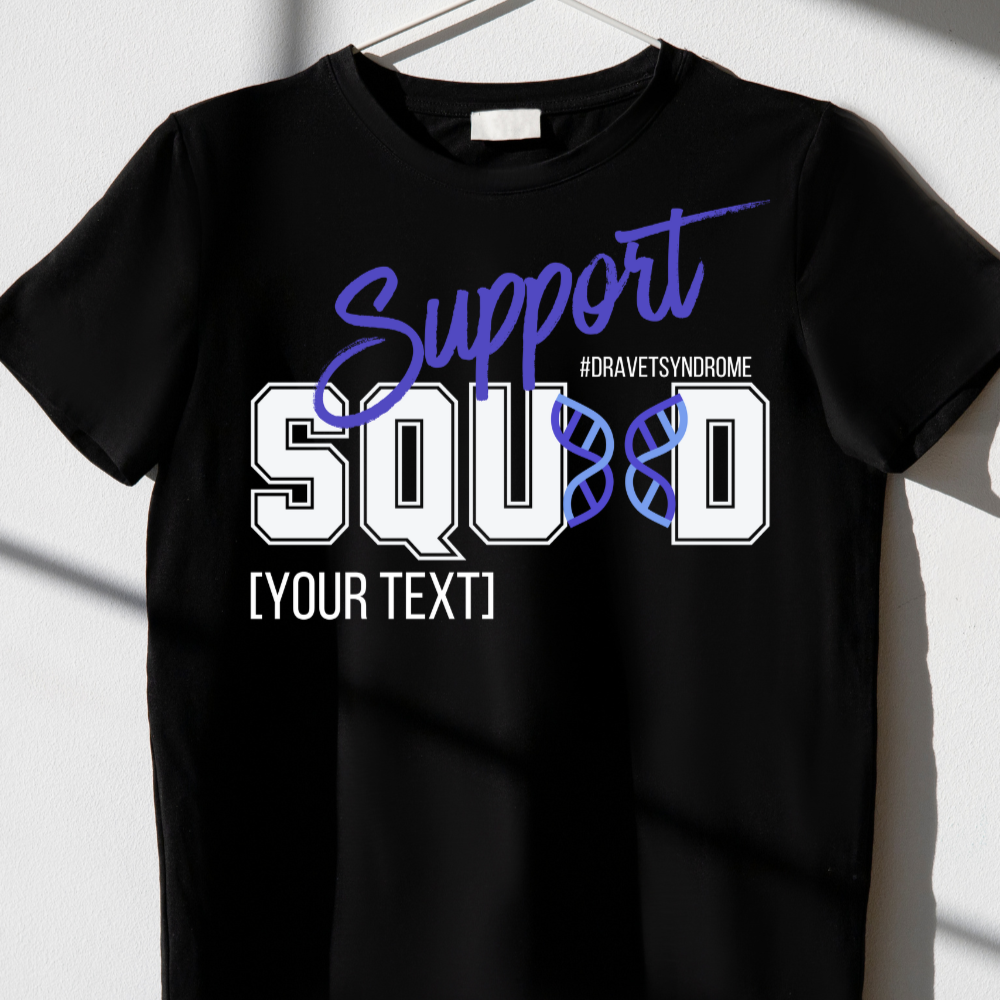 Support Squad T-Shirt to Personalize (Dravet Syndrome) - Batten Battle Apparel