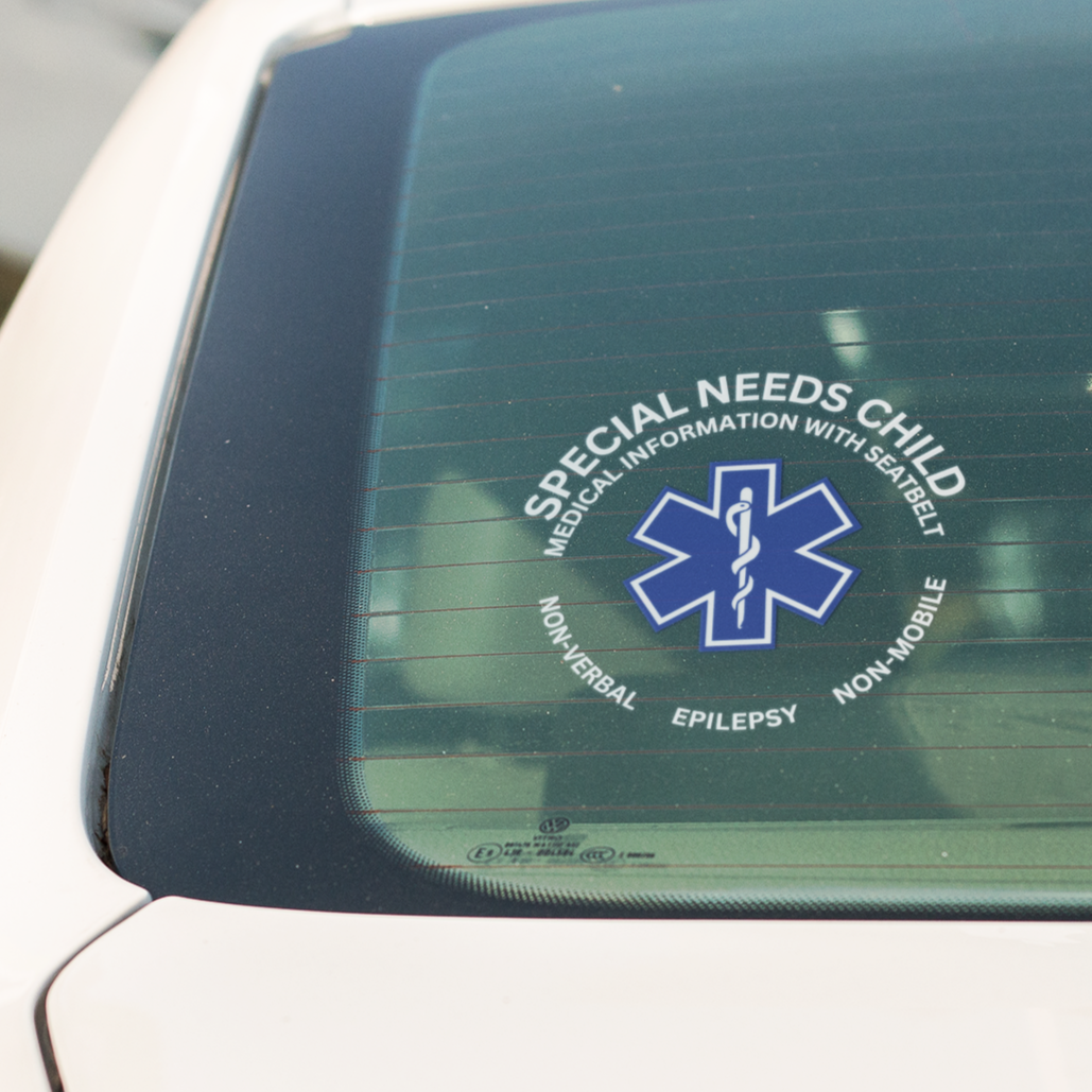 Special Needs Child - Medical Window Decal - Batten Battle Apparel