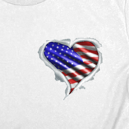 Heart America - T-shirt - Batten Battle Apparel