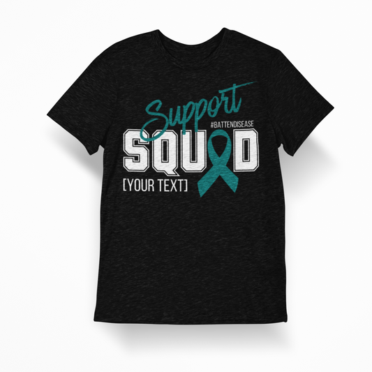 Heather black support squad