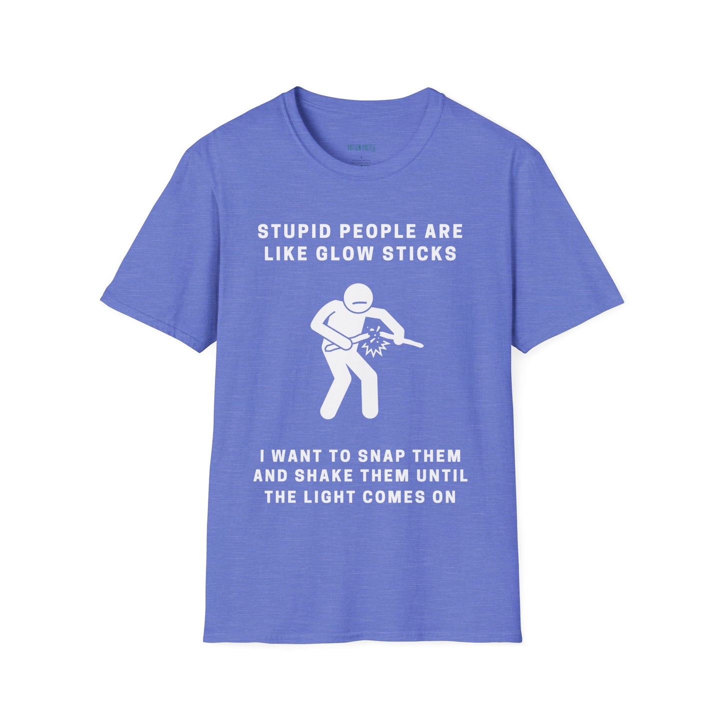 Stupid People - Unisex Softstyle T-Shirt - Batten Battle Apparel