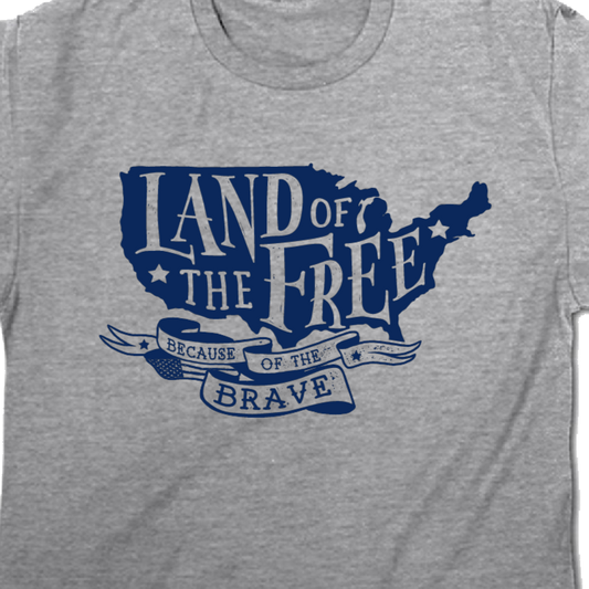 Land of the Freed - Patriotic Shirt - Batten Battle Apparel