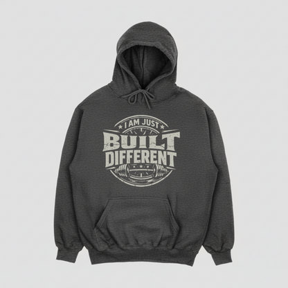 I Am Just Built Different - Hoodie - Batten Battle Apparel