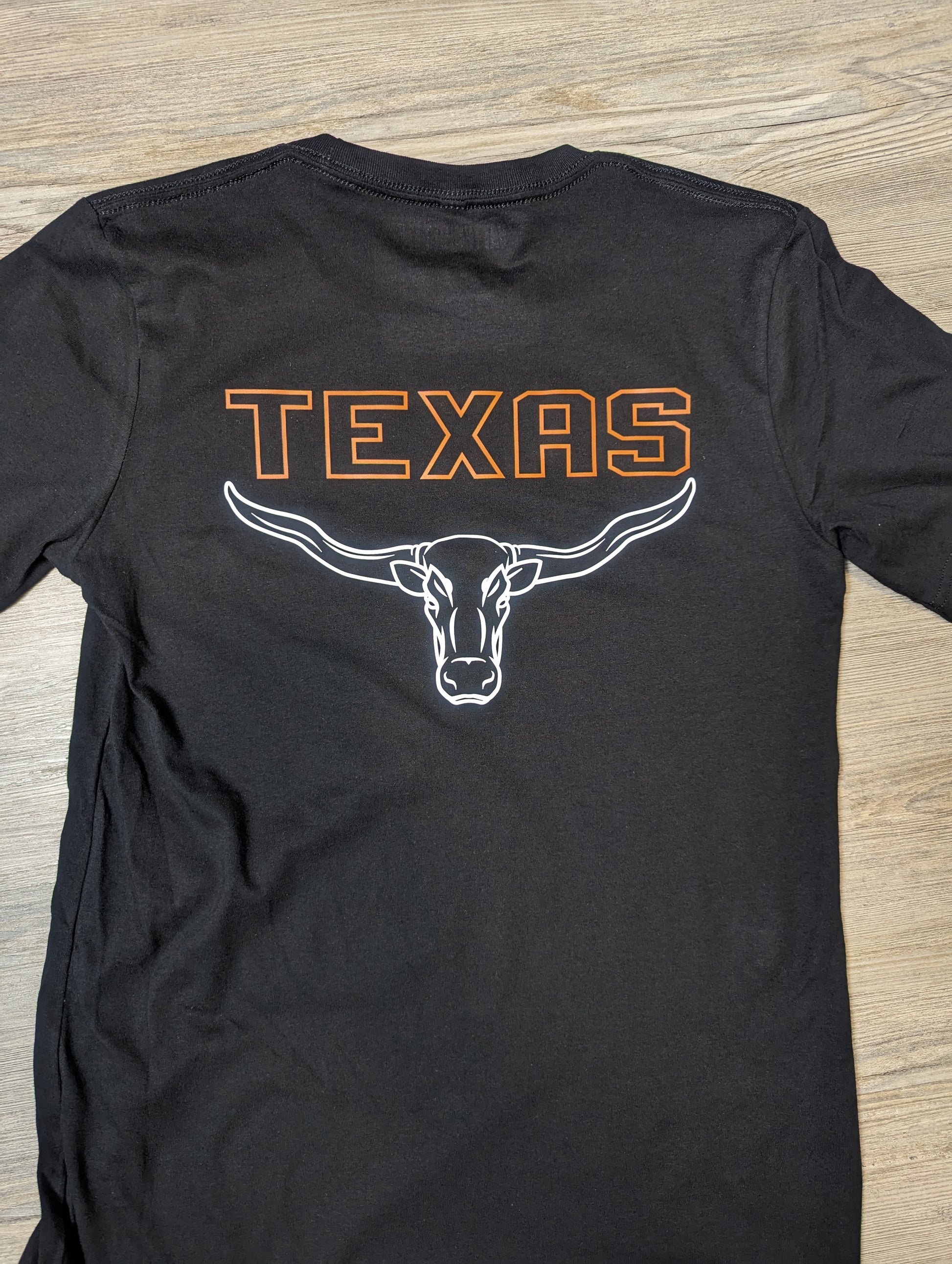 Texas Longhorn Pride - Black T-Shirt - Batten Battle Apparel