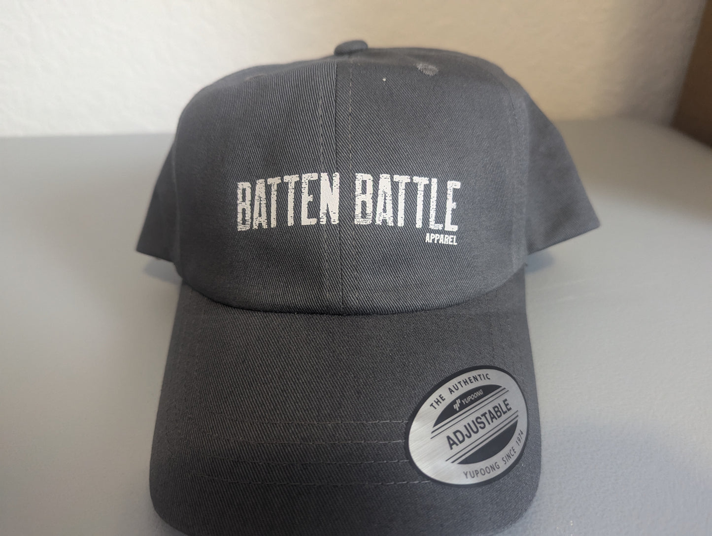 Batten Battle Dad Hat - Dark Grey