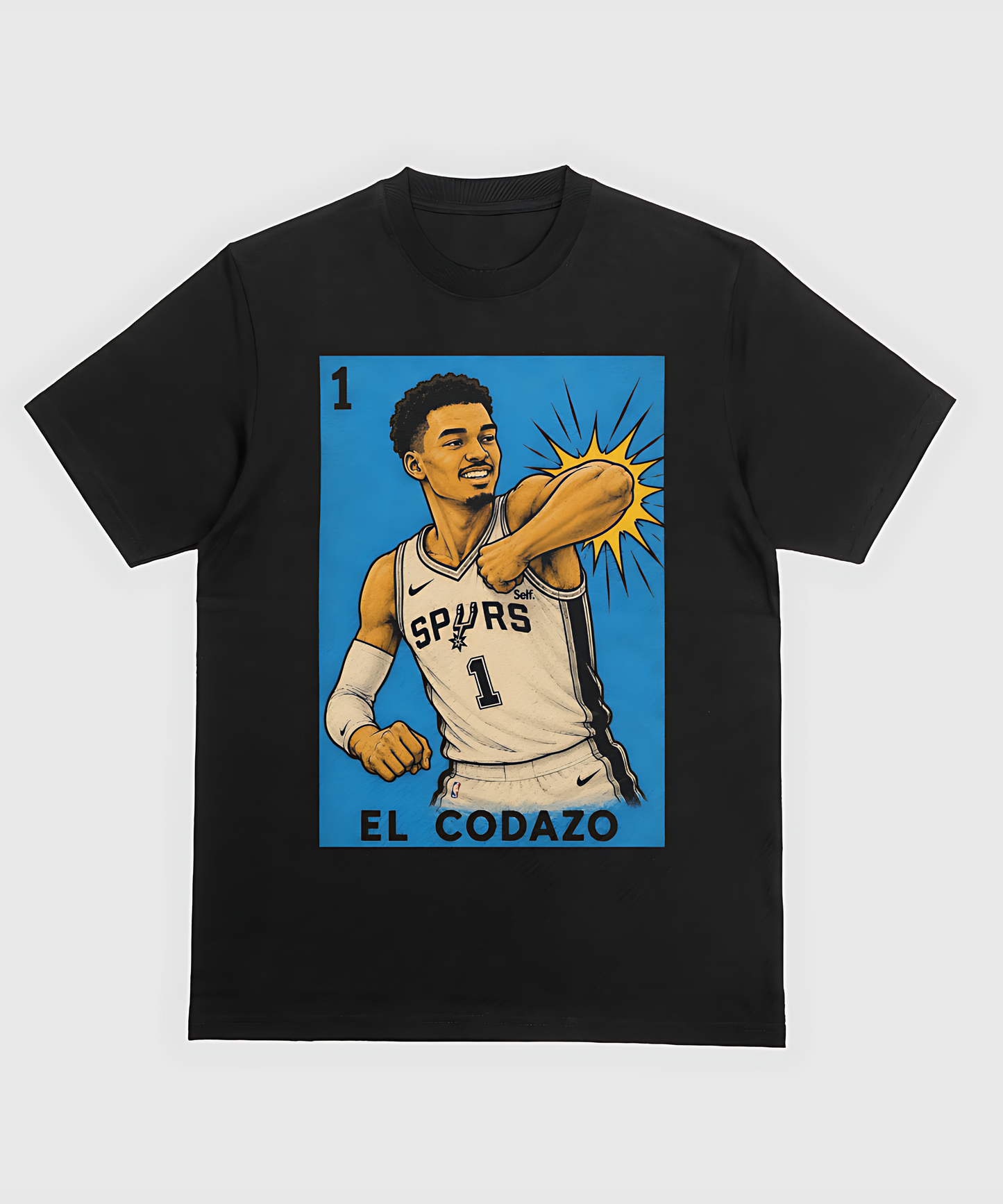 Spurs Elbow Bingo Card T-Shirt - Limited Time - Batten Battle Apparel