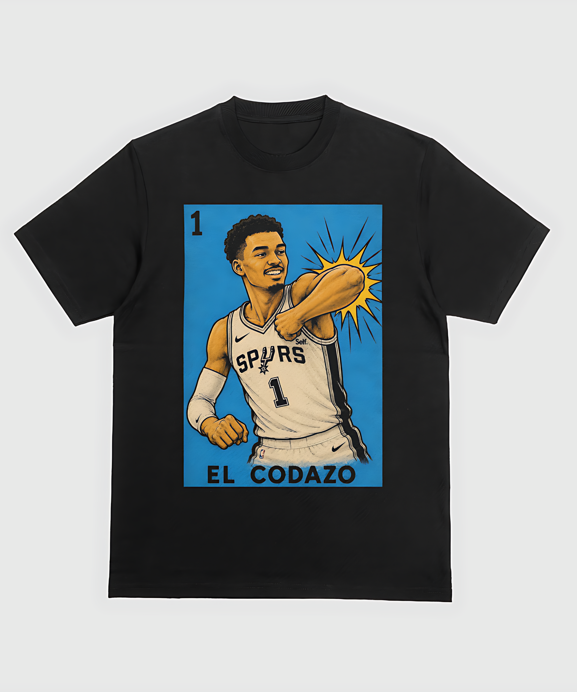 Spurs Elbow Bingo Card T-Shirt - Limited Time - Batten Battle Apparel
