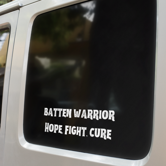 Batten Warrior Hope, Fight, Cure - Car Window Decal